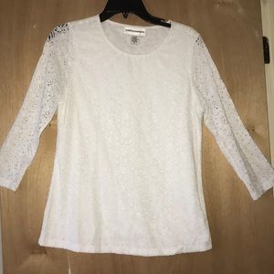 White Lace Shirt